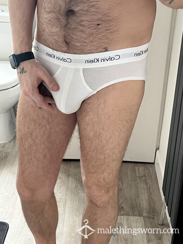 White Calvin Klein Briefs