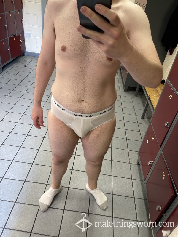 White Calvin Klein Briefs