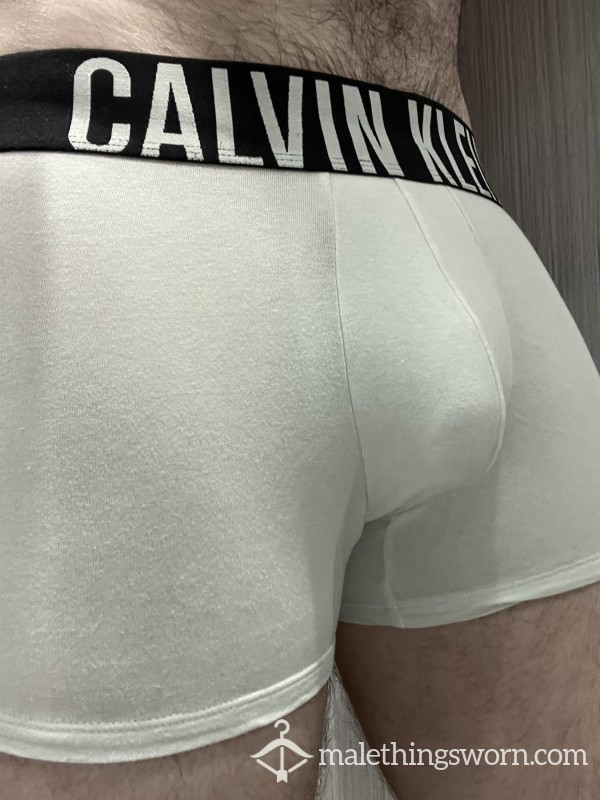 White CK Boxers (L)