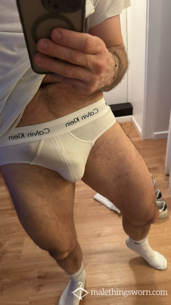 White CK Underwear