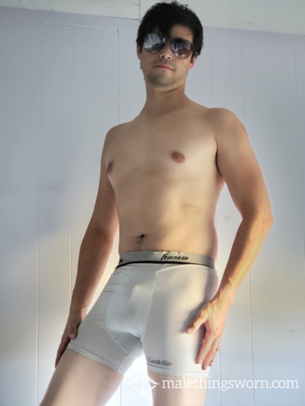 White Compression Shorts