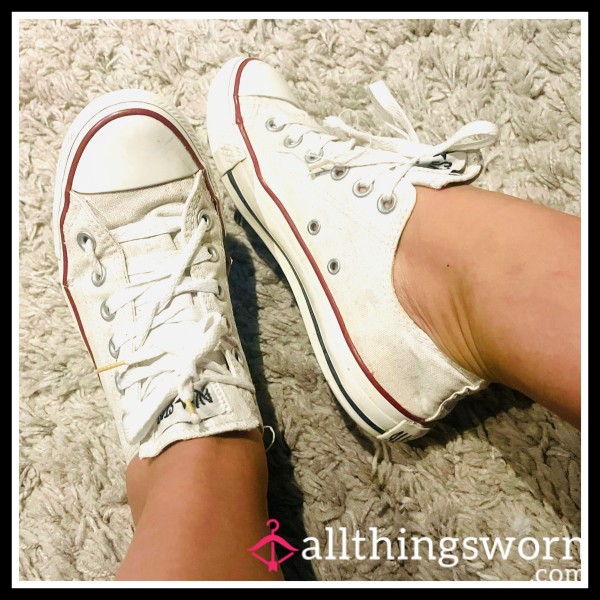 White Converse Trainers