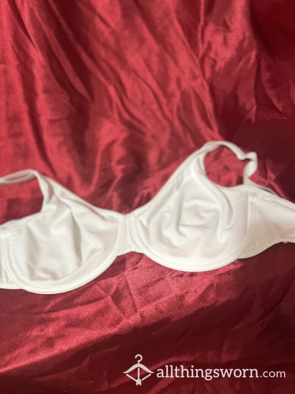 Most Loved White Cotton Bra