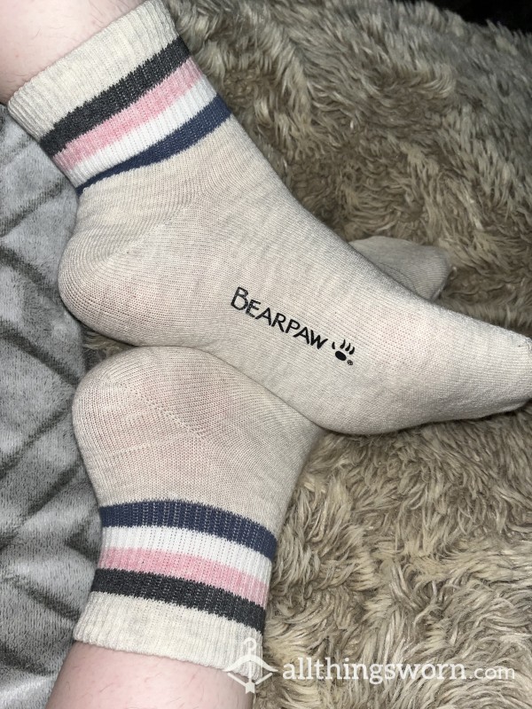 Light Grey Crew Socks