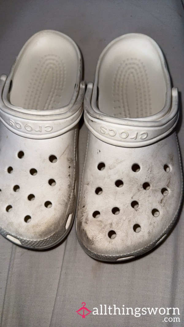 White Crocs