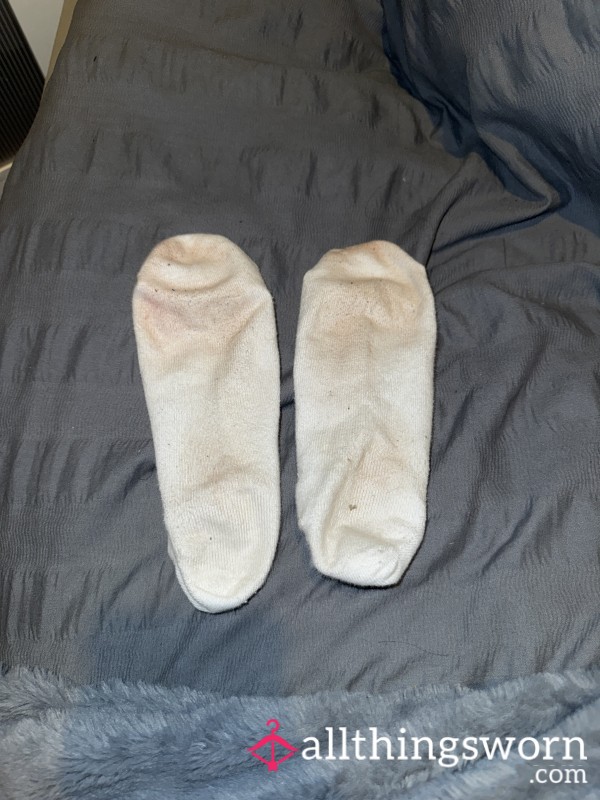 White Dirty Worn Socks. Worn For 4 Days! Price Includes P&P♥️