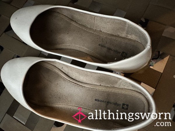 *Sold* White Flats