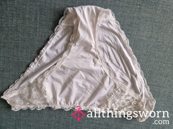 White French Style Knickers, Worn Multiple Times To Work And For Conferences, Normally With Nylons And Heels.