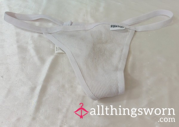 White G-String Thong Panty, Mmmhmm