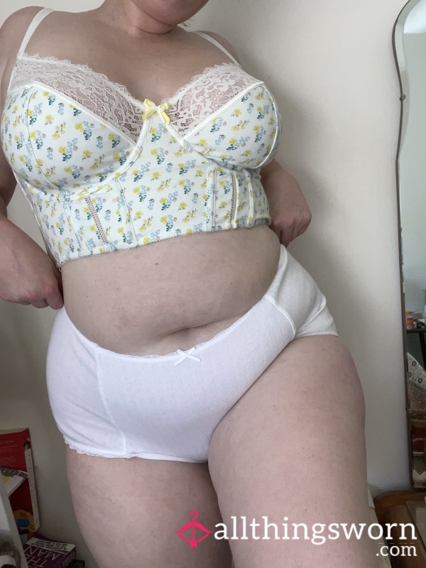 White Granny Panties