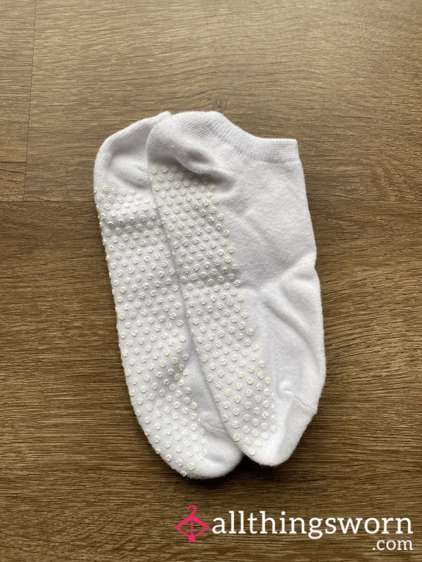 White Grippy Socks