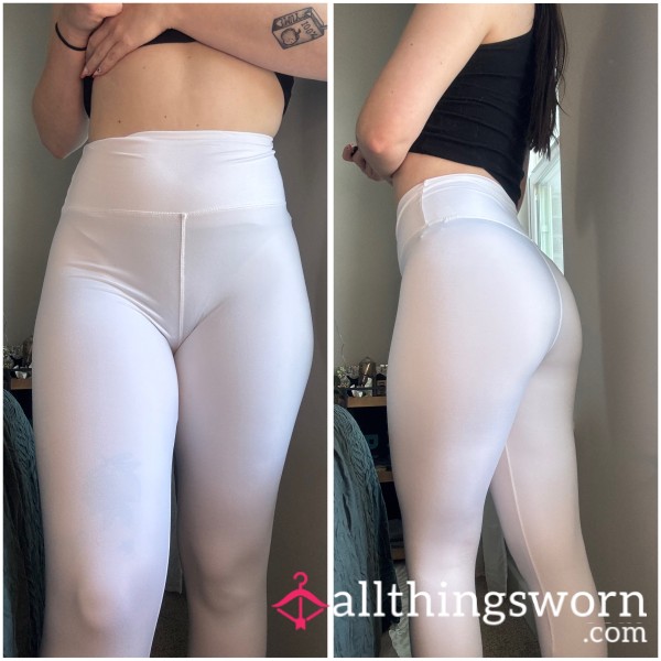 White Gym Leggings