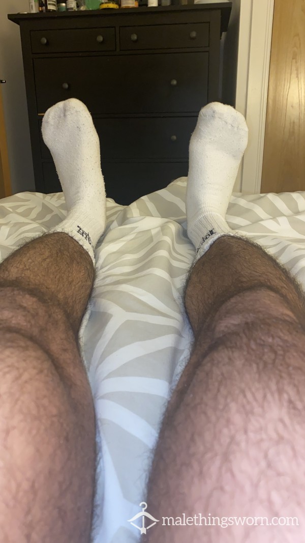 White Gym Lonsdale Tube Socks