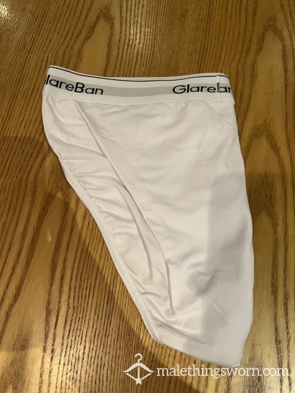 White Gym Worn Briefs