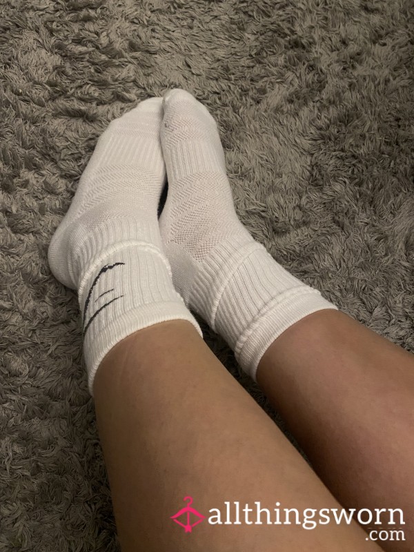 White Gymshark Socks