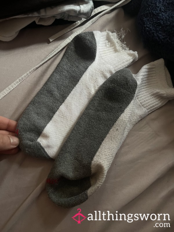 White Hanes Socks