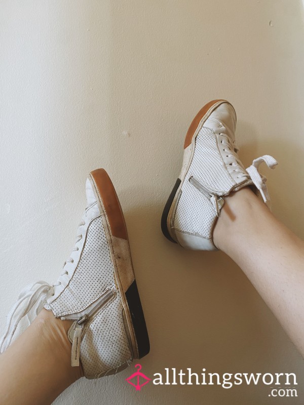 White High Top Sneakers