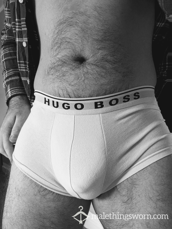 White Hugo Boss Boxers