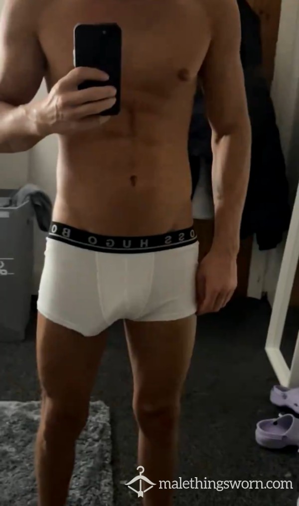 White Hugo Boss Boxers