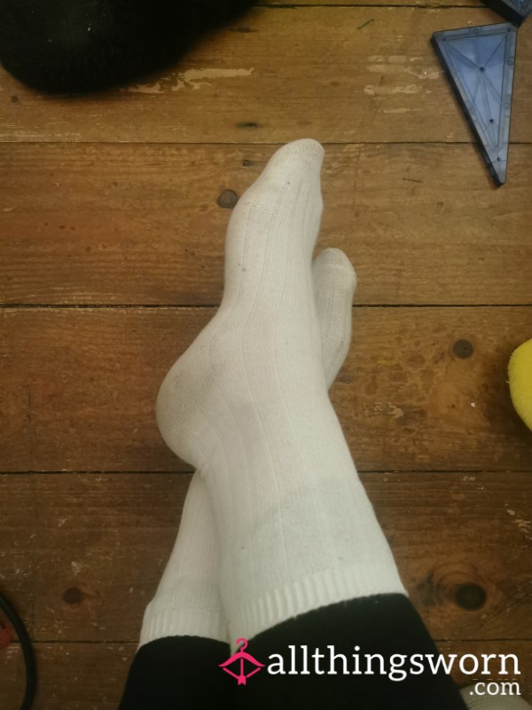 White-ish Mommy Socks