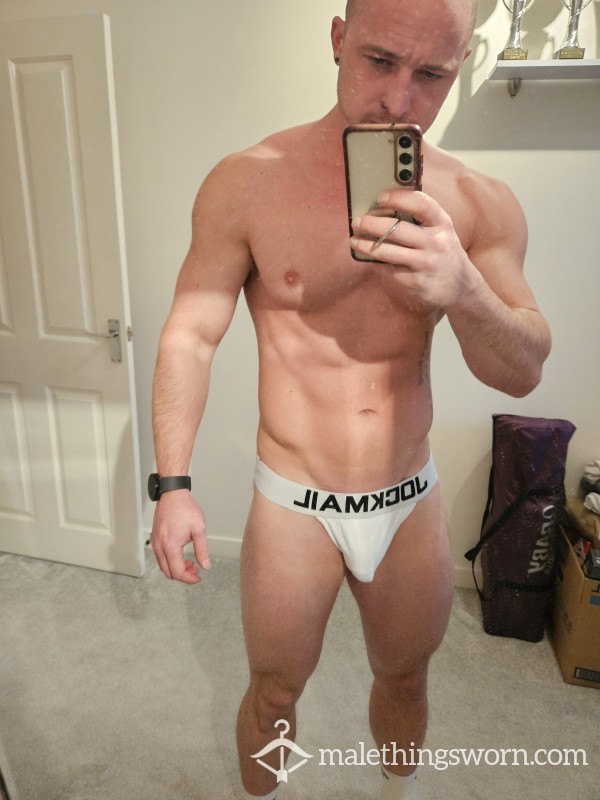 White Jockmail Jock