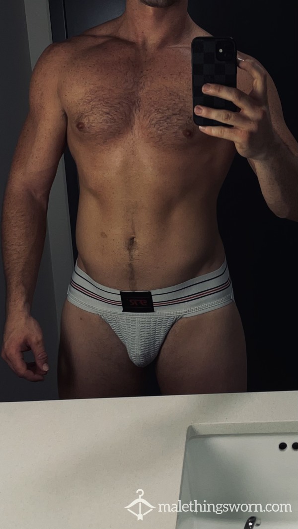 White Jockstrap