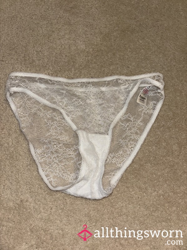 White Lacey Knickers