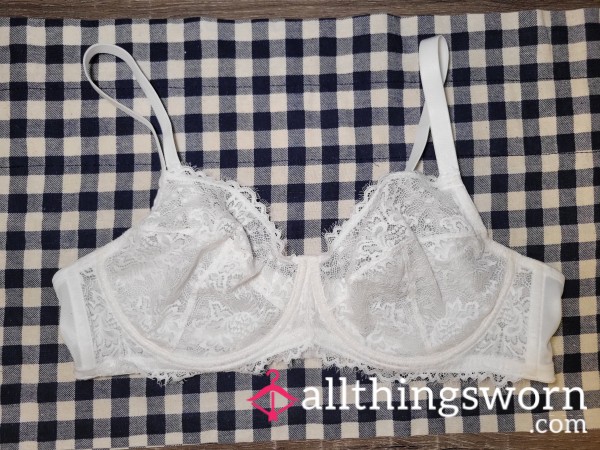 White Lace Bra