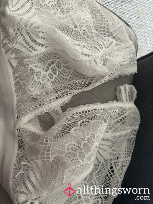 White Lace  Bra