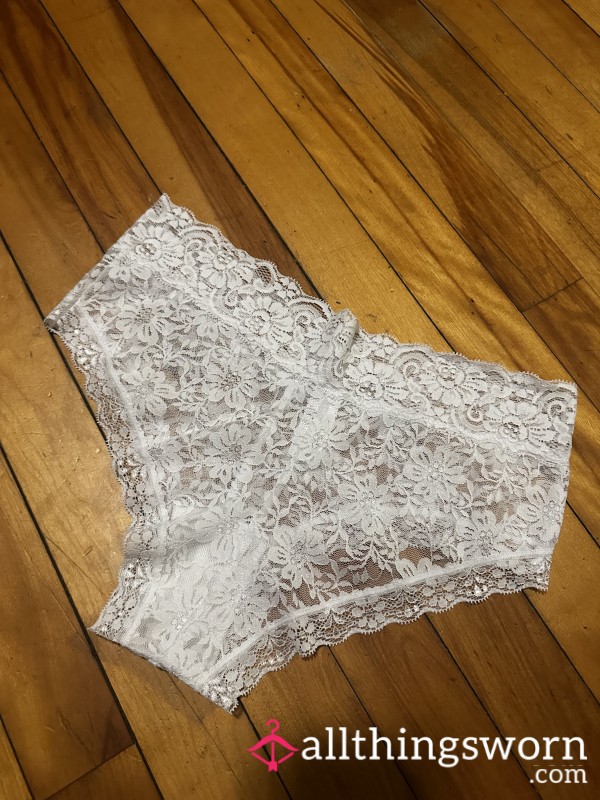 White Lace Cheeky Panties❕🤍