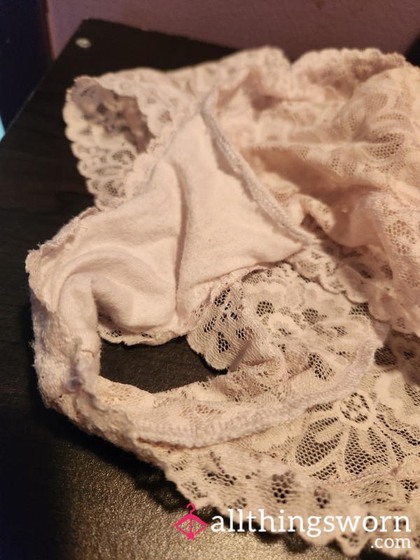 White Lace Cheeky Panties