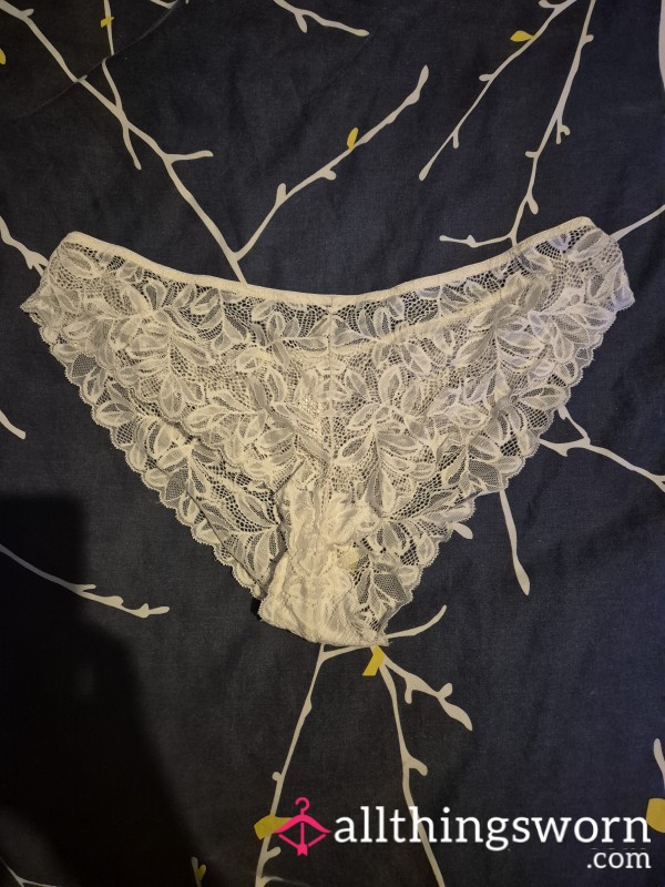 White Lace Full Panties