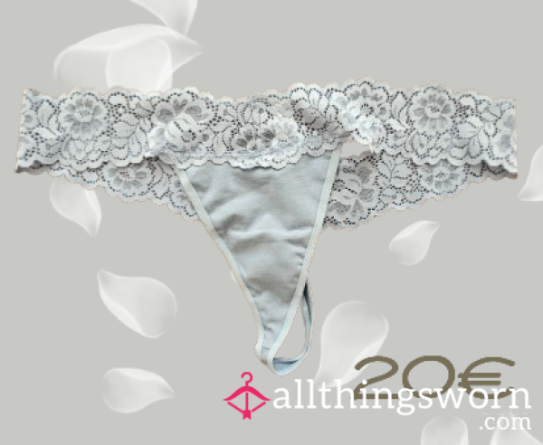 ☆White Lace Thong☆