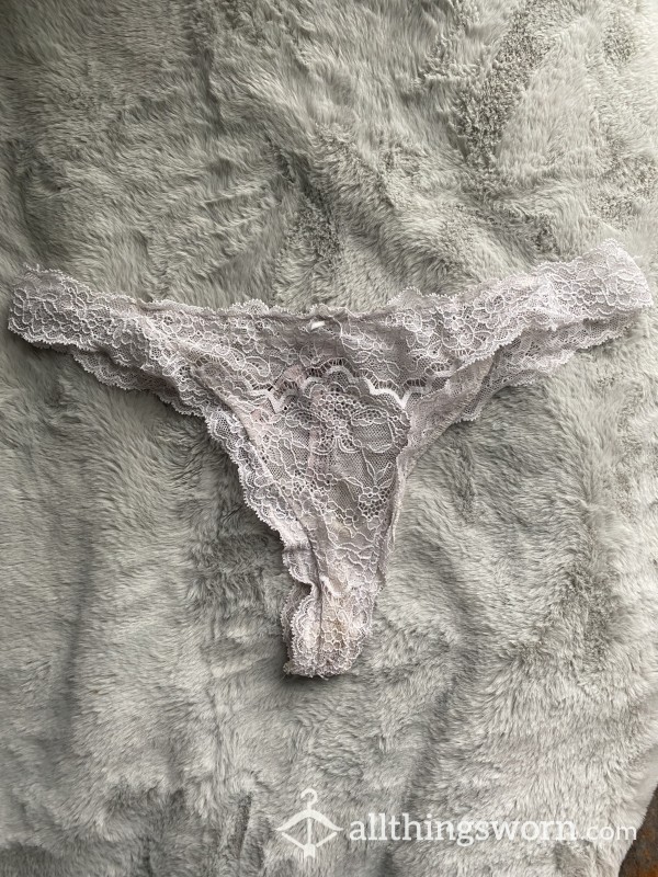 White Lace Victoria’s Secret Thong