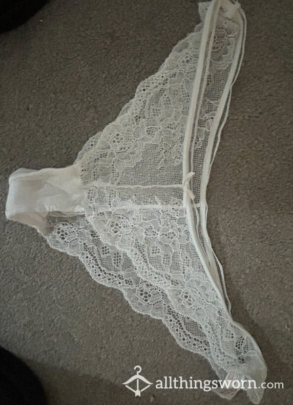 White Lacey Knickers