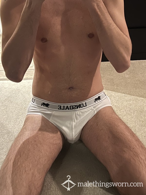 White Londsdale Briefs Large