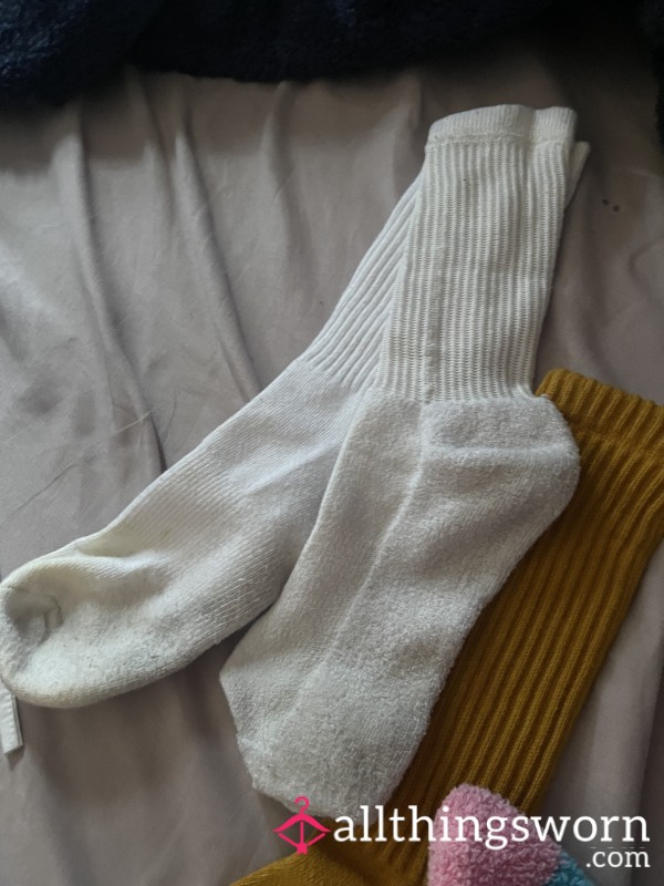 White Long Socks