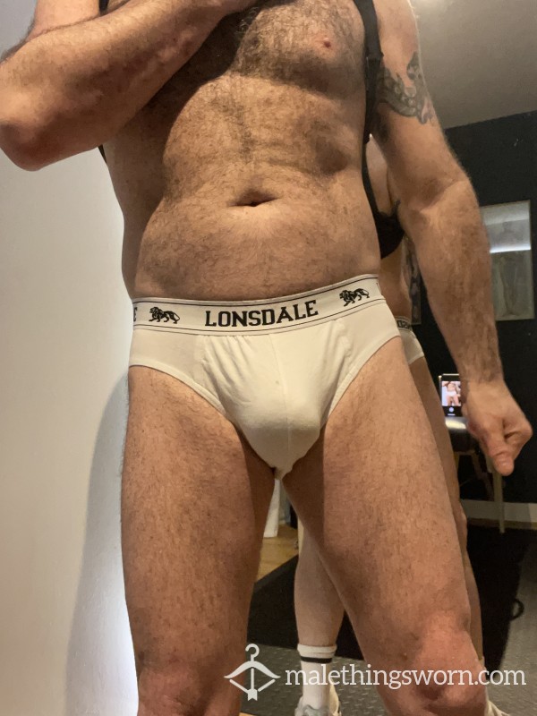 White Lonsdale Briefs