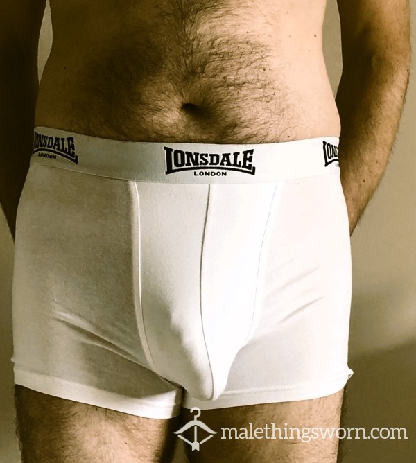 White Boxer Shorts