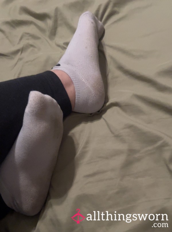 White Low Cut Socks