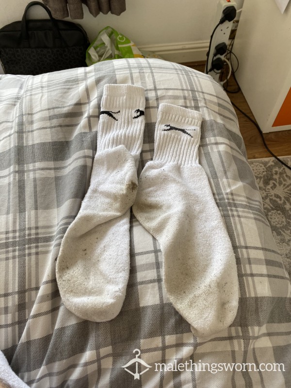 White Mens Socks Puma