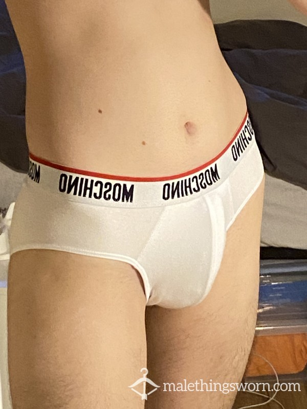 White Moschino Briefs