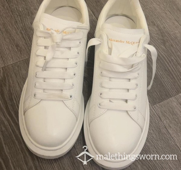 White N Ripe Alexander McQueen Trainers