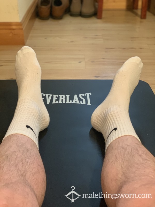 White Nike Gym Socks