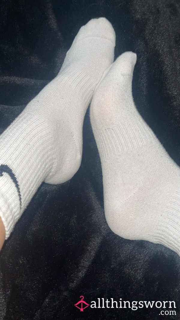 White Nike Gym Socks