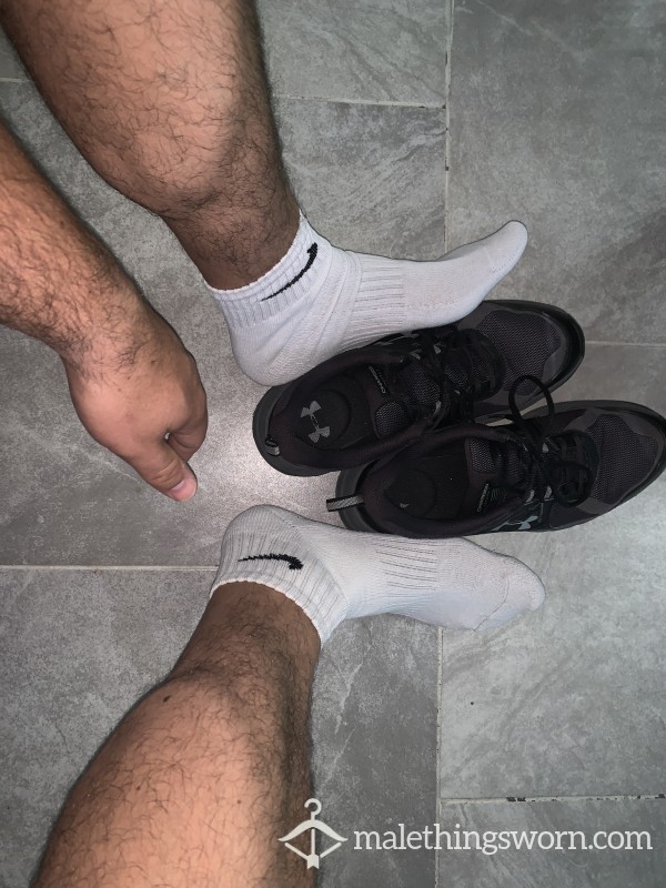 White Nike Socks