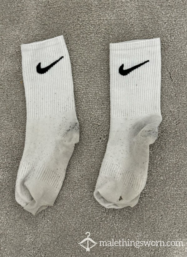 White Nike Socks 24 Hours Wear