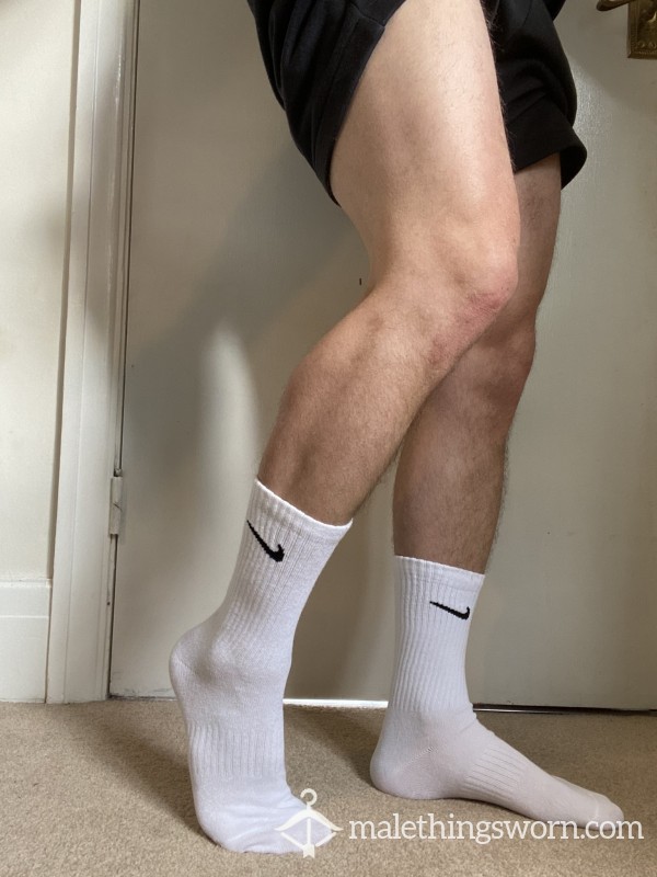 White Nike Socks