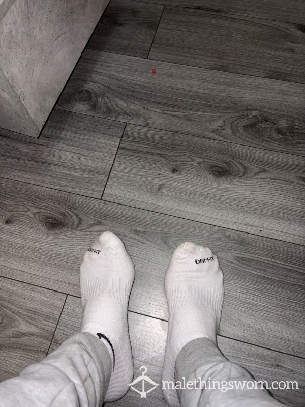 White Nike Socks - Absolutely Stinking