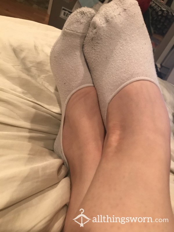 White No Show Socks